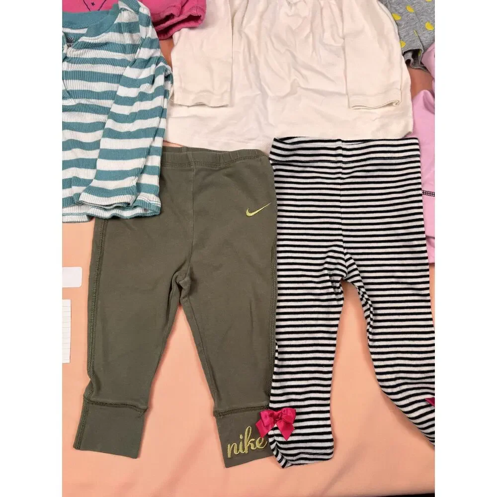 Girls 18M Fall Winter Clothing Bundle 8 Pc Nike Disney Gymboree Carters SKU #917